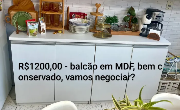 Balcão Cozinha "Planejado" 100% MDF, em perfeito estado, vamos negociar?!