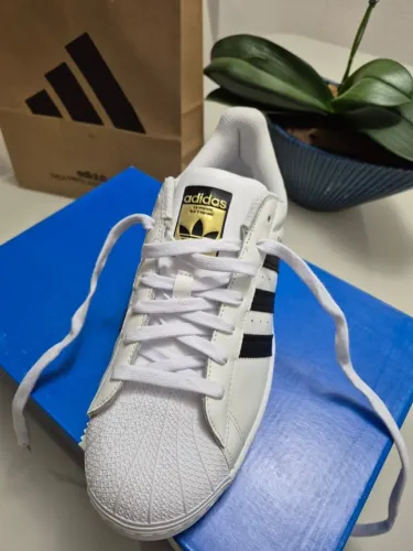 Adidas Superstar Branco, tam 44