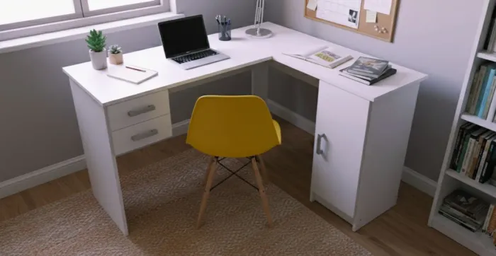 Mesa e cadeira para trabalho 