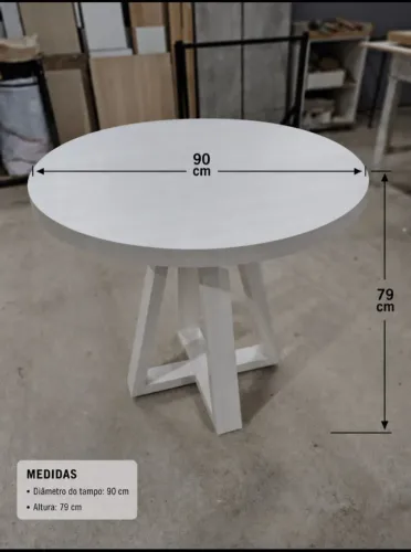 Mesa jantar redonda 4 lugares