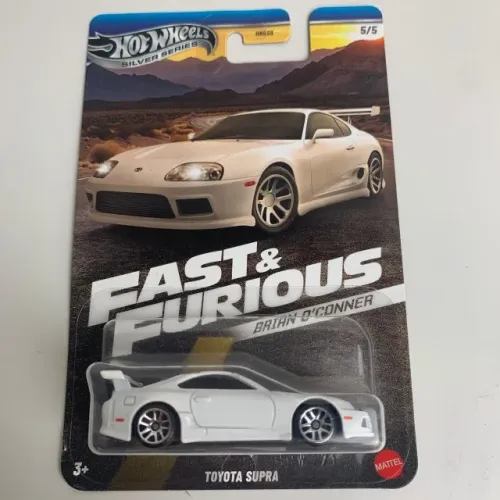 Hot Wheels Silver Series - Fast & Furious Toyota Supra Branco