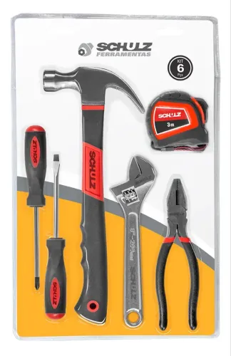 Kit ferramentas 6 peças schultz