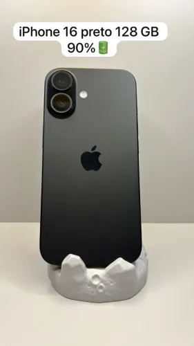 iPhone 16 128Gb Preto Semi novo