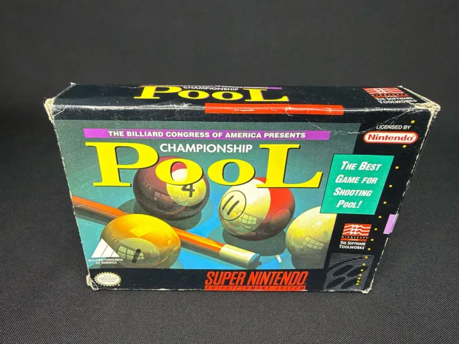 Jogo Original Championship Pool - Super Nintendo (SNES)