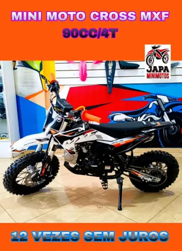Mini Moto Cross MXF 90cc/4t Em 12 Vezes Sem Juros