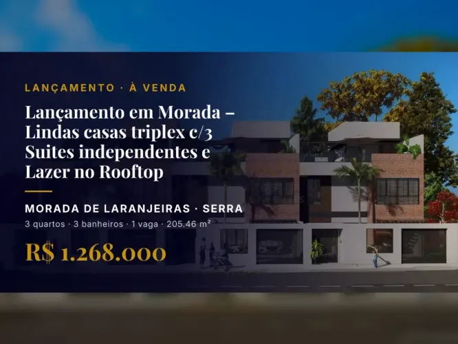 Morada de Laranjeiras: Conforto e Modernidade em Casa Triplex com 3 Suítes!