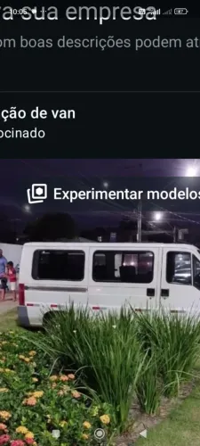 Locação de van com ar condicionado 