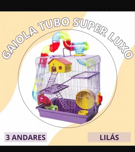 Casa para hamster 3 andares semi-nova
