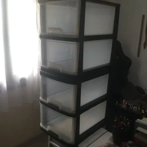 Gaveteiro organizador grande com 4 gavetas ,87 cm altura