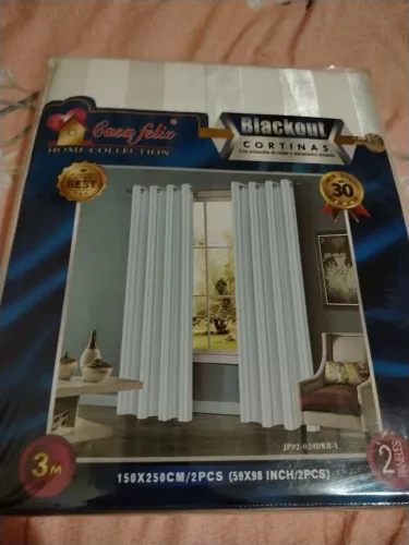 Cortina blackout 3 metros largura 2.50 altura presenteia sua mãe