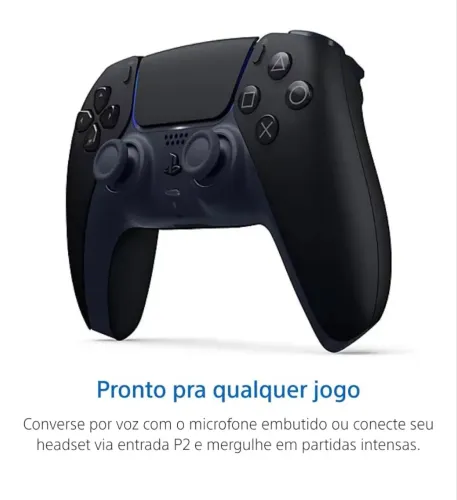 PS5 CONTROLE DUALSENSE PRETO