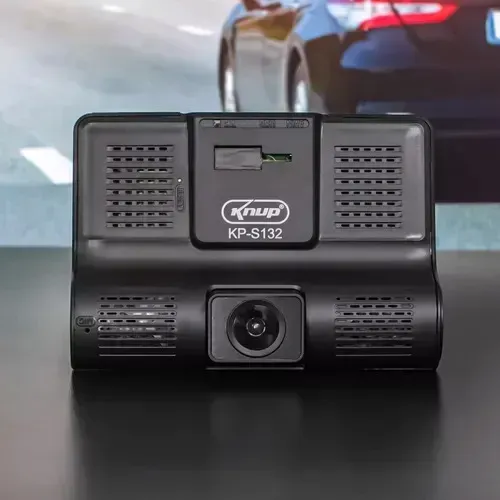 câmera de carro full hd com display e gravação dianteira e traseira Novo
