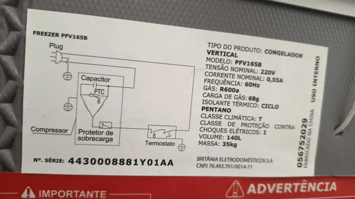 Freezer Vertical Philco Branco 