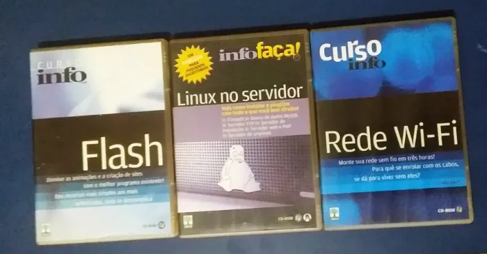 Kit Coleção Cursos Info Exame / Info Faça! - 7 CDs Originais de Informática