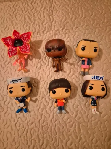 Coleção funko pop stranger things 