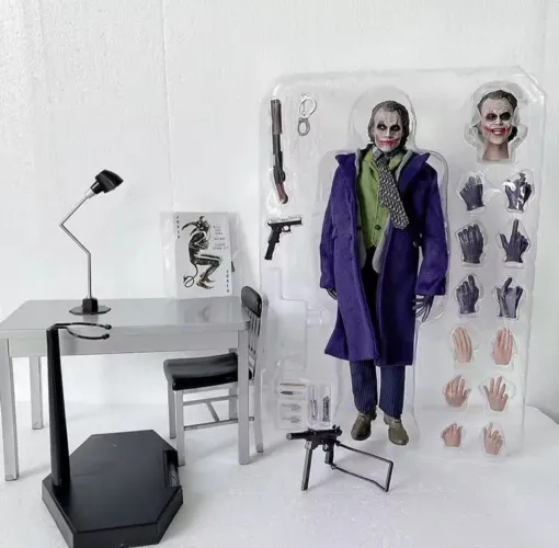 Boneco Joker Heath Ledger Filme Batman- Hc Legends 1/6 30 Cm