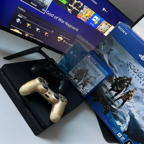 PlayStation 4 Slim - estado perfeito