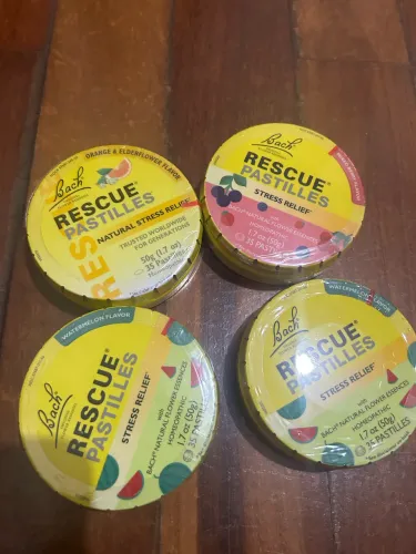 Pastilhas Bach Rescue Pastilles Importadas - Alívio do Estresse - Lacradas