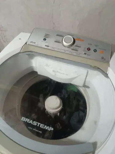 Maquina de la brastemp 9 kilos funcionando