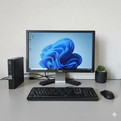 Kit Pc Completo- Mini Desk Dell i5 6ger 8gb ram - Windows 10