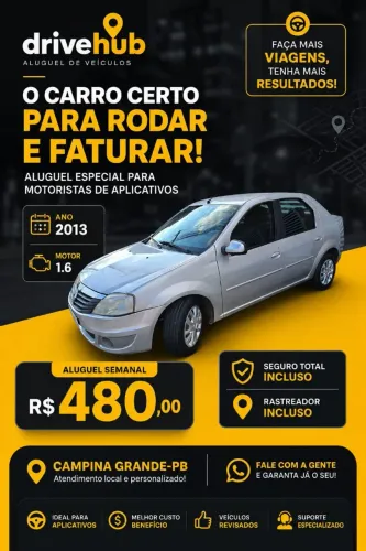 Renault Logan Expression Hi-flex 1.6 8V 4P 2013
