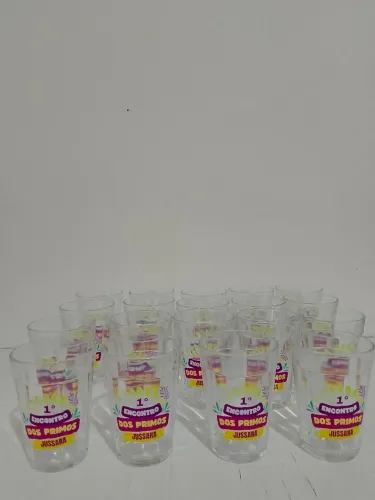 Copos de vidro personalizado