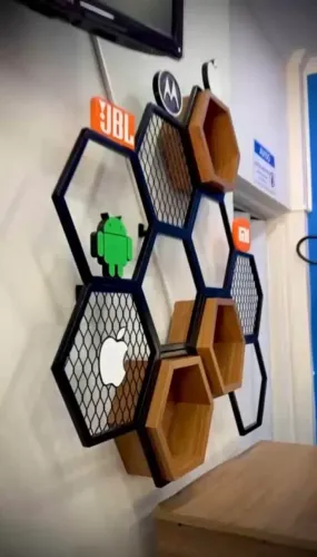 EXPOSITOR DE 10 HEXÁGONOS 