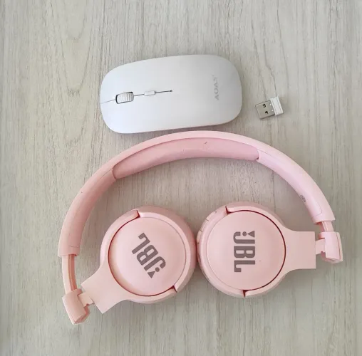 Fone bluetooth + mouse sem fio