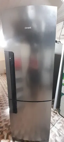 Geladeira inox inverse Semi Nova