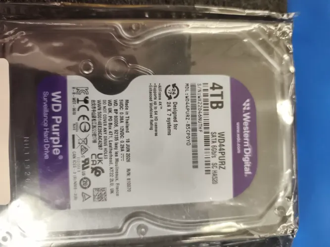 HD 4Tb Wd Purple para DVD