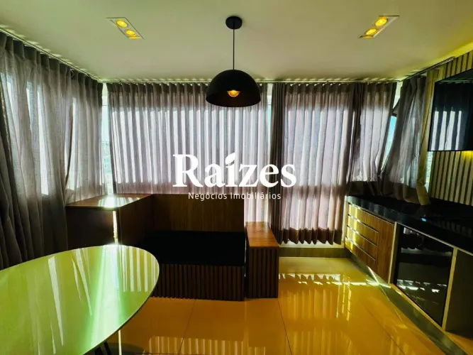 Apartamento Totalmente Mobiliado para Locação no Bairro Tabajaras com 96m², Varanda Gourme