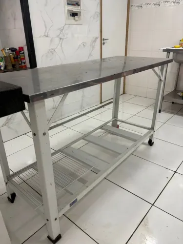 Mesa de Inox para Cozinha Industrial