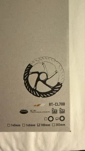 Par de discos de freio Shimano 105/GRX RT-CL700 Center lock 180mm + adaptador