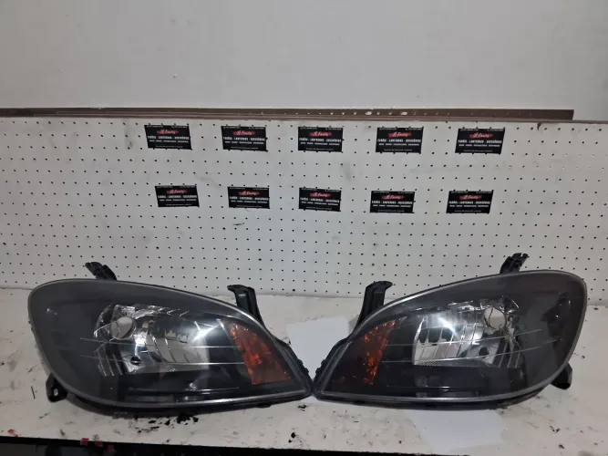 Par farol celta máscara negra com pisca laranja novo 2006a 2013 interessado *