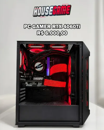 PC GAMER RTX 4060 TI - RYZEN 5