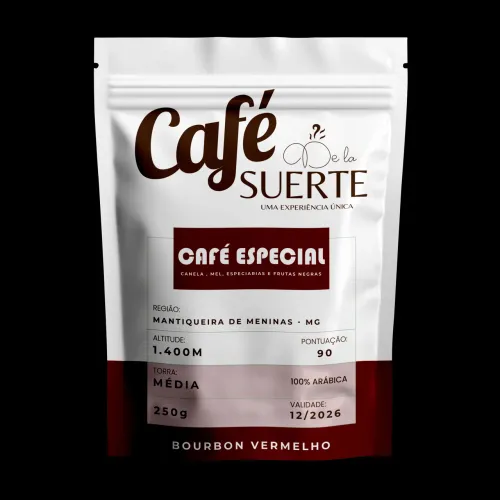 Café Especial Bourbon Vermelho 250g Em grãos ou Moído 