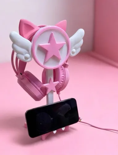 Suporte Fone de Ouvido e Celular