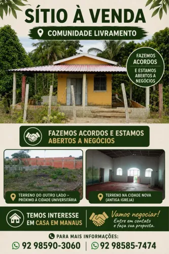 3 terrenos a venda!