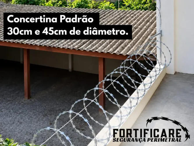 Cerca Concertina instalada