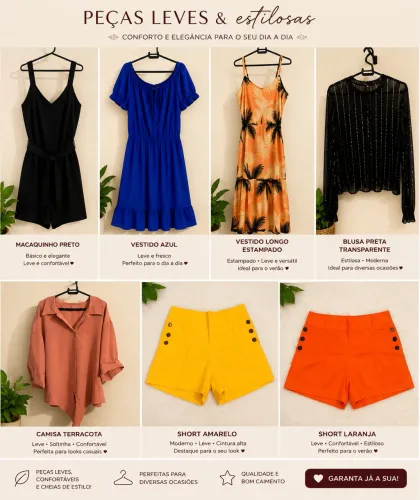 Desapego de roupas semi novas