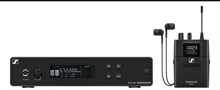 Sistema De Monitoramento Sennheiser Sem Fio Xsw Iem In-ear C