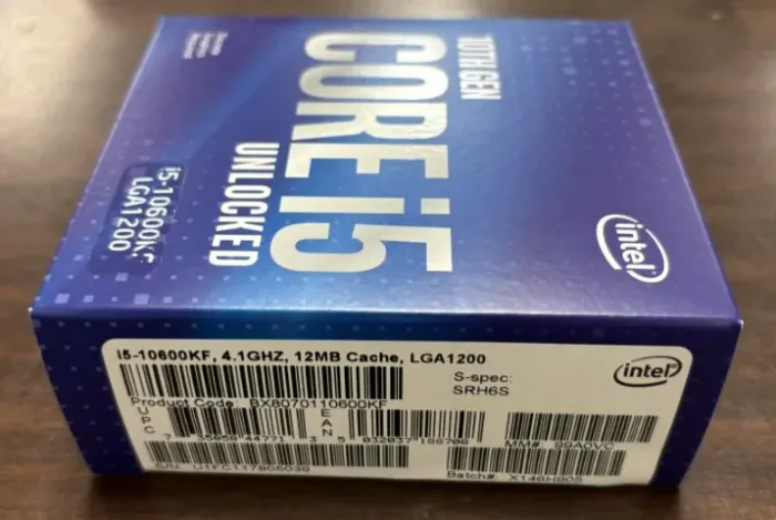 Intel Core I5-10600k 4.8ghz