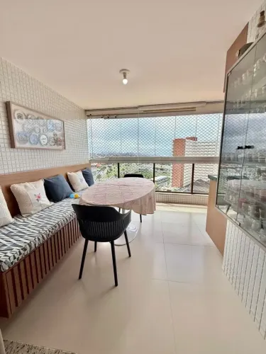 Apartamento a venda em Armação com 3 quartos nascente vista mar e varanda gourmet