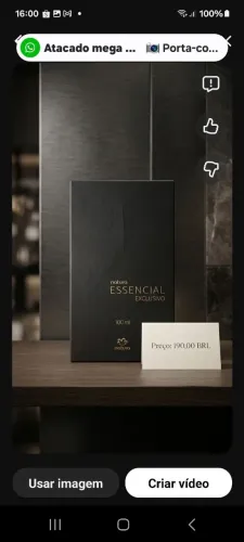 Perfume Natura Essencial Exclusivo 100ml Original