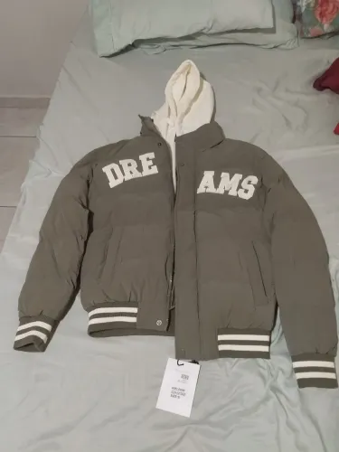 Casaco Puffer Masculino com Capuz