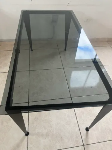 Mesa de vidro 165 x 80