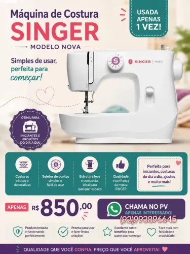 Máquina de costura Singer