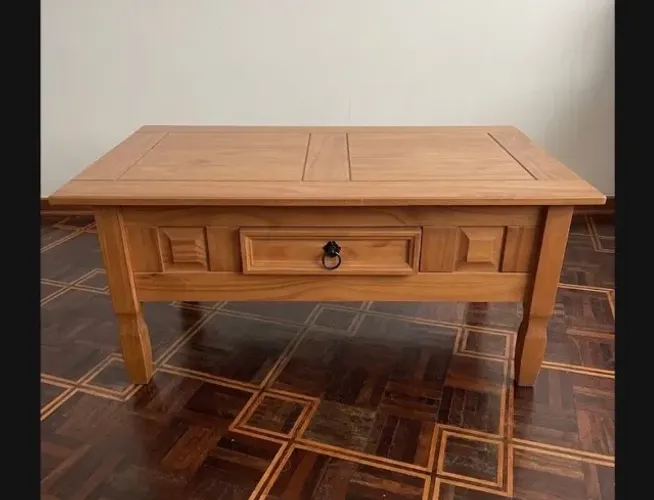Mesa de centro rústica