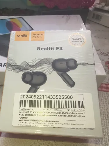 Fone Realfit f3, novo, lacrado.