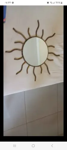 Espelho Sol para parede